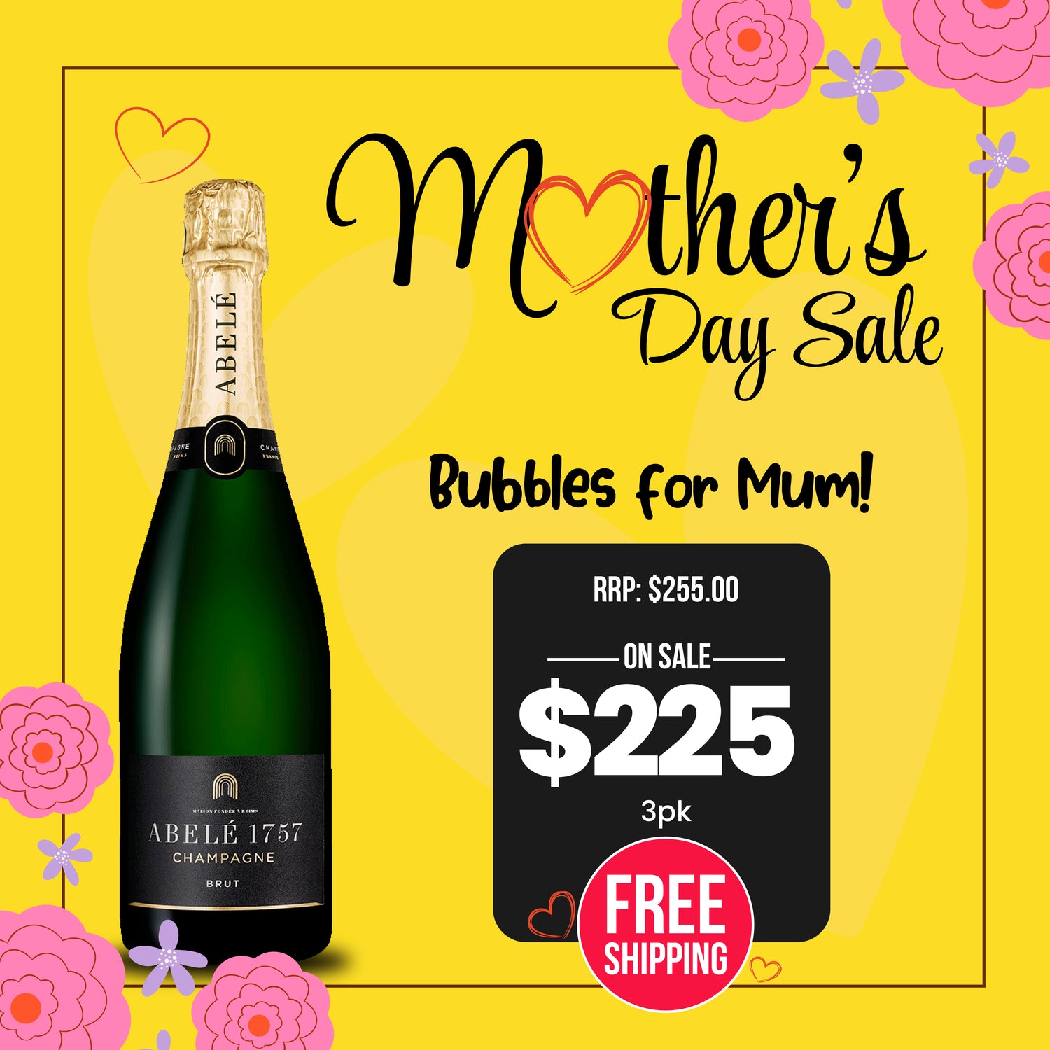 Bubbles for Mum 3pk!