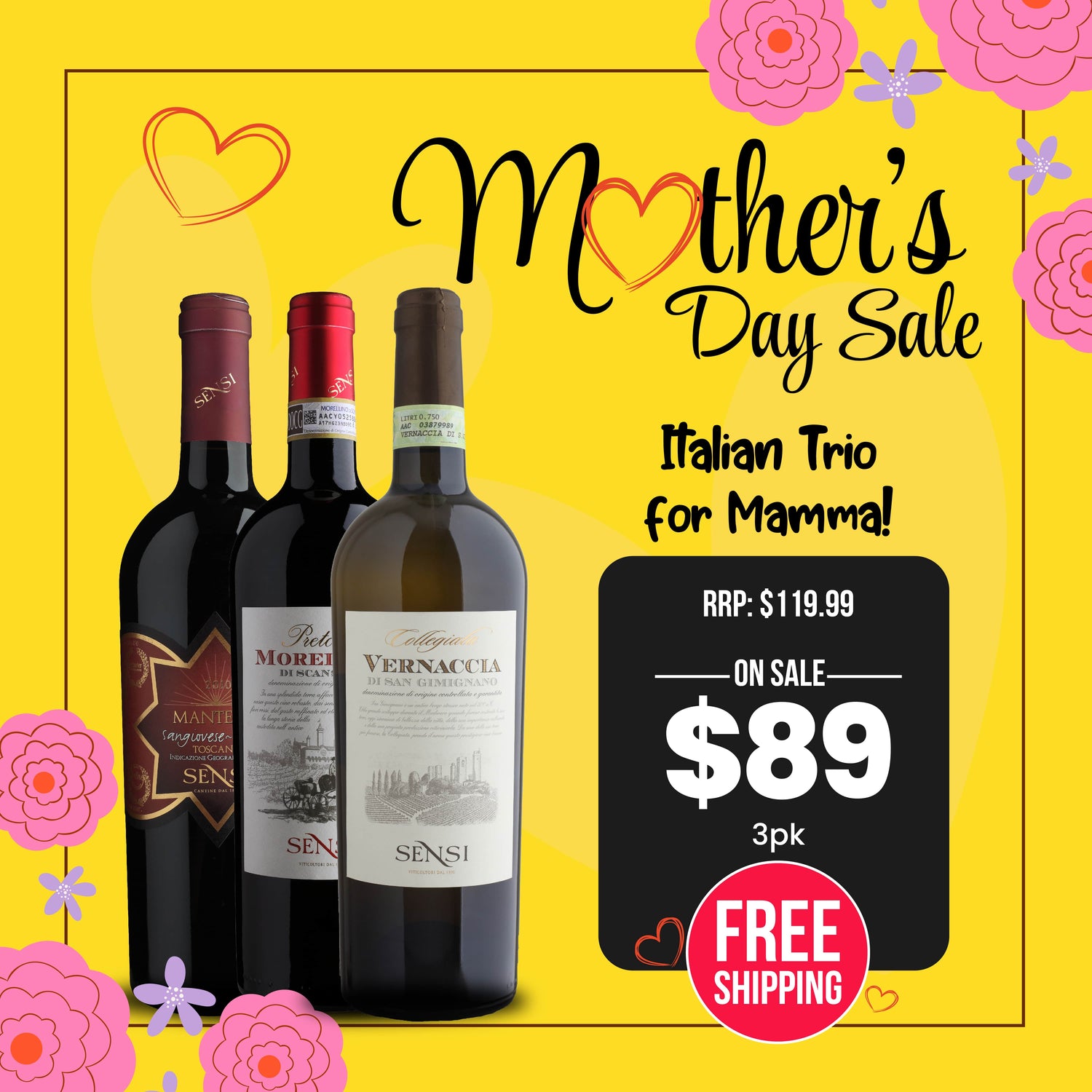 Italian Trio for Mamma 3pk!
