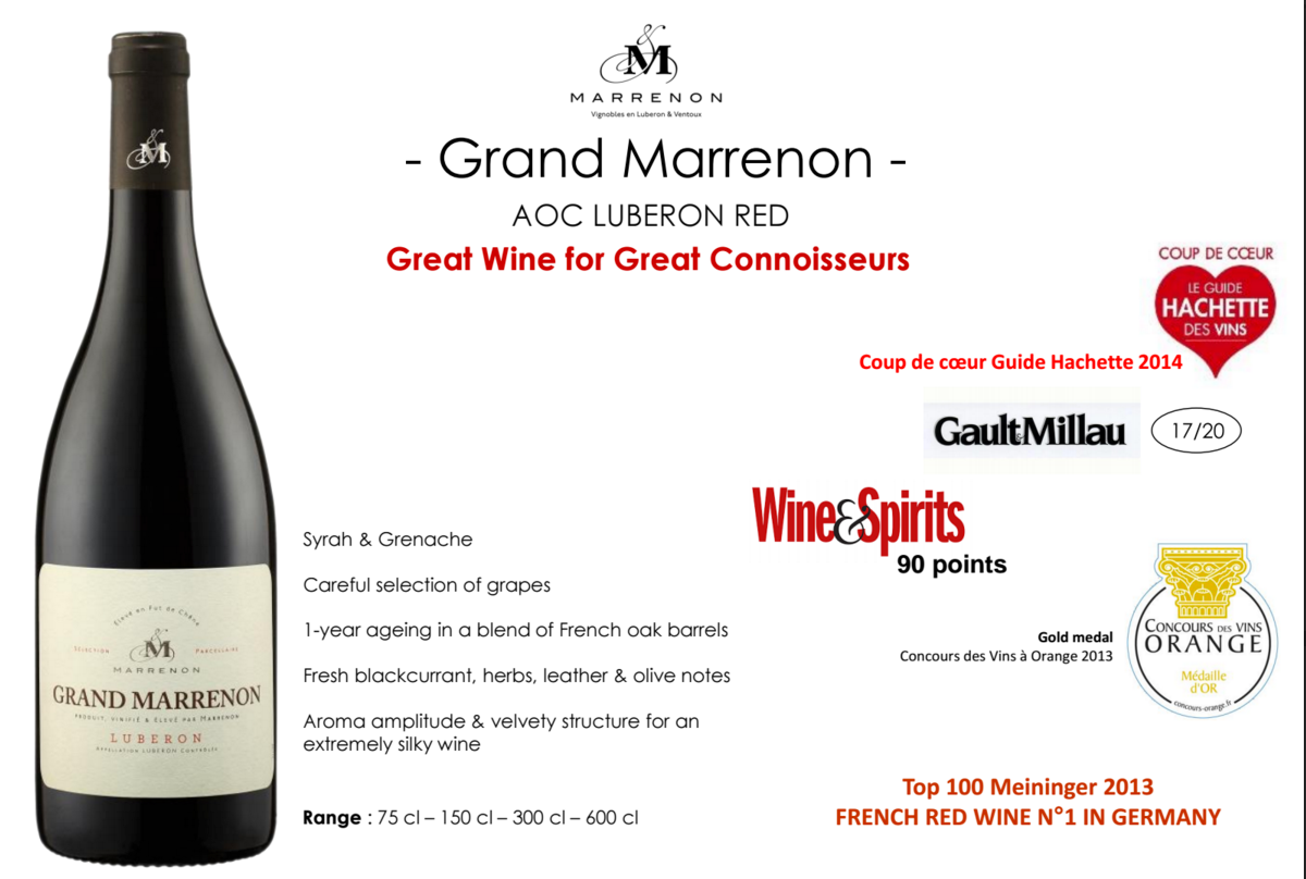 Grand Marrenon AOC Luberon Red