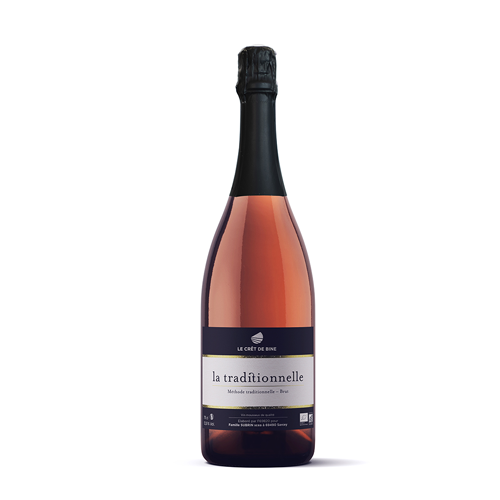 Domaine Le Cret de Bine "La Traditionnelle" Cremant Gamay Rosé