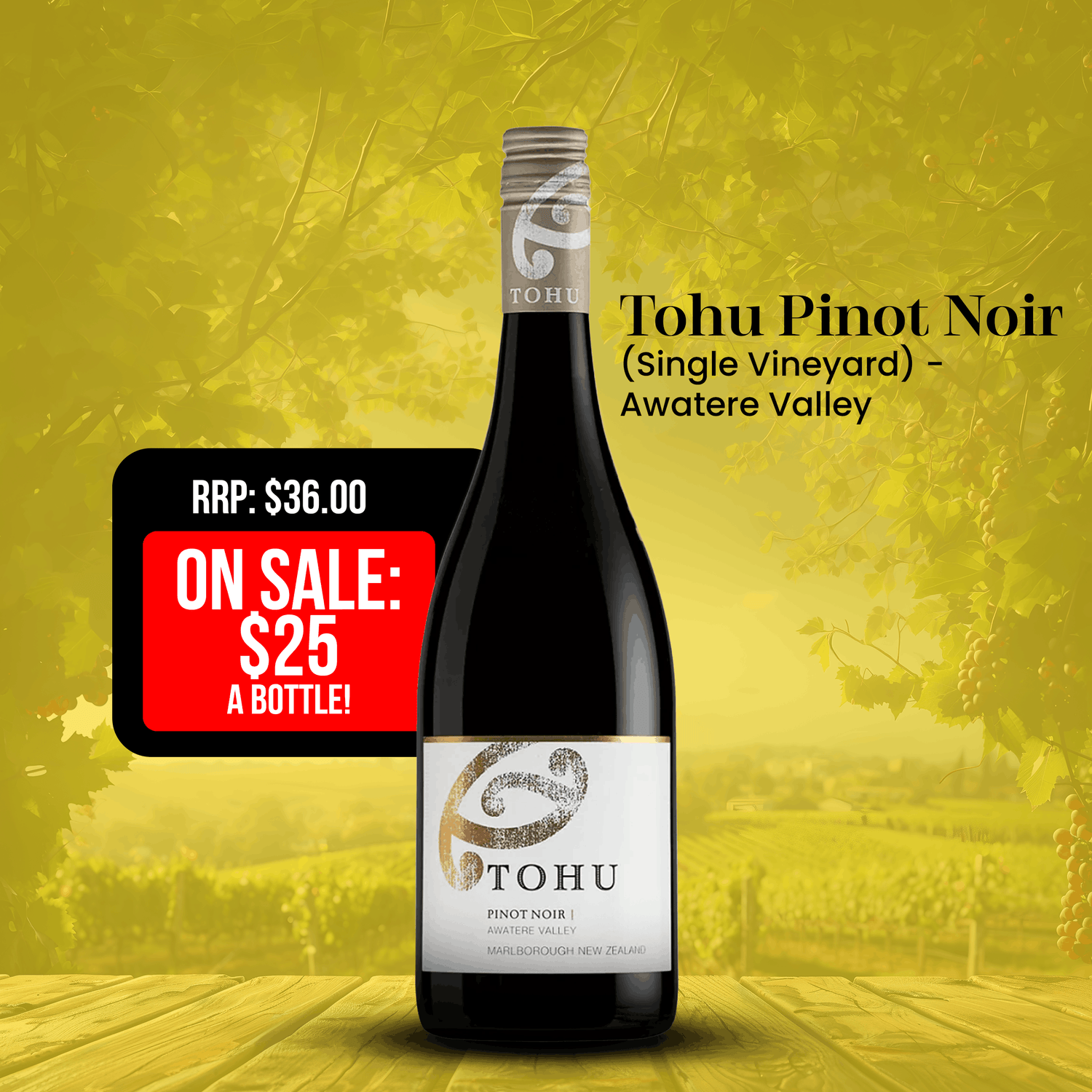 Pinot Noir (Single Vineyard) - Awatere Valley