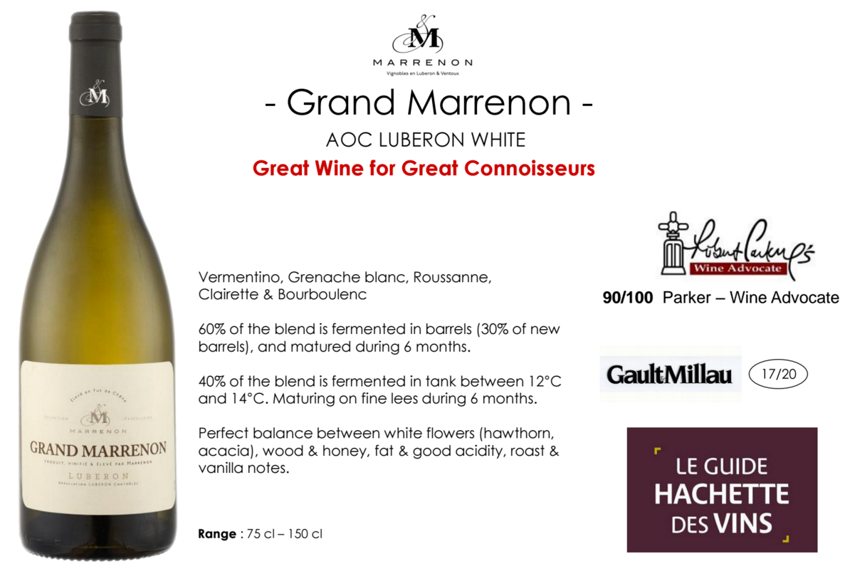 Grand Marrenon AOC Luberon White