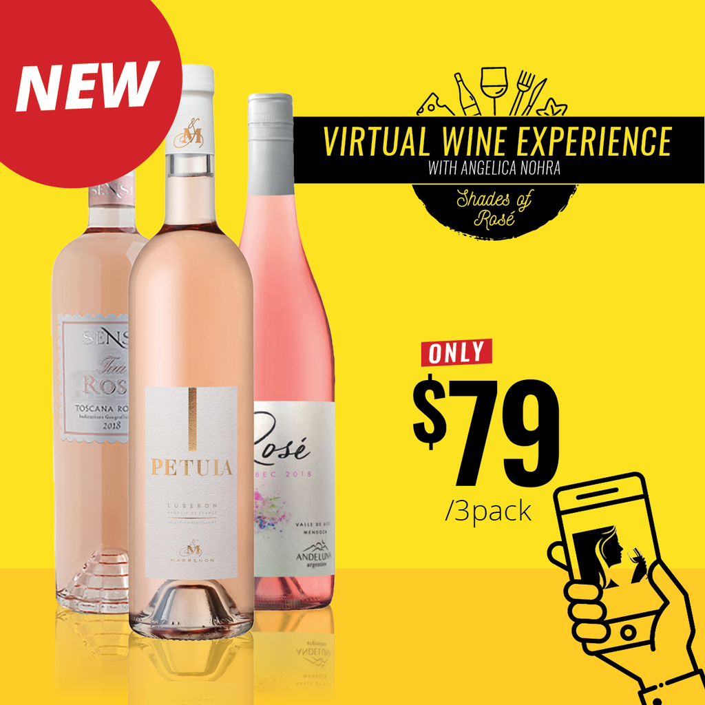 Virtual Wine Experience - Shades of Rosé